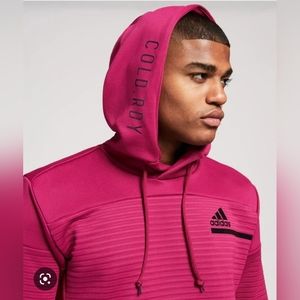Adidas Men's ZNE Cold Ready PullOver Hoodie Small POWER BERRY Ret:$120